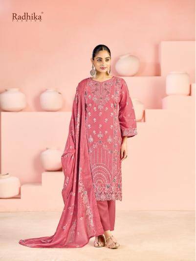 Radhika azara zubeda vol 3 Designer dress material distributors